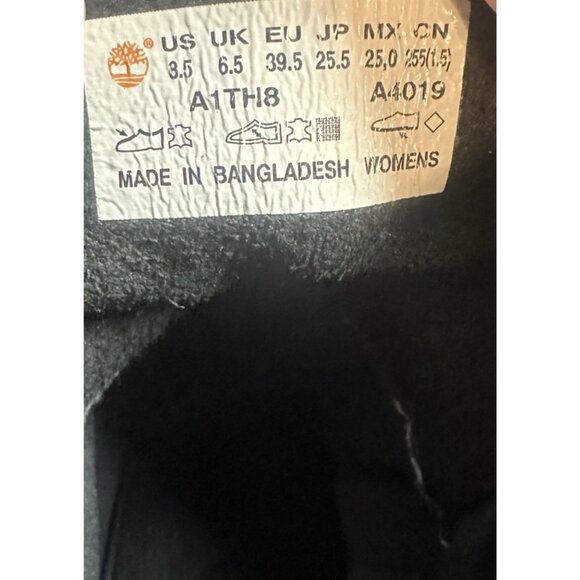 Timberland Jayne 6” Waterproof Boots Women’s Size 8.5 Green Nubuck Leather A1TH8 - Picture 11 of 11